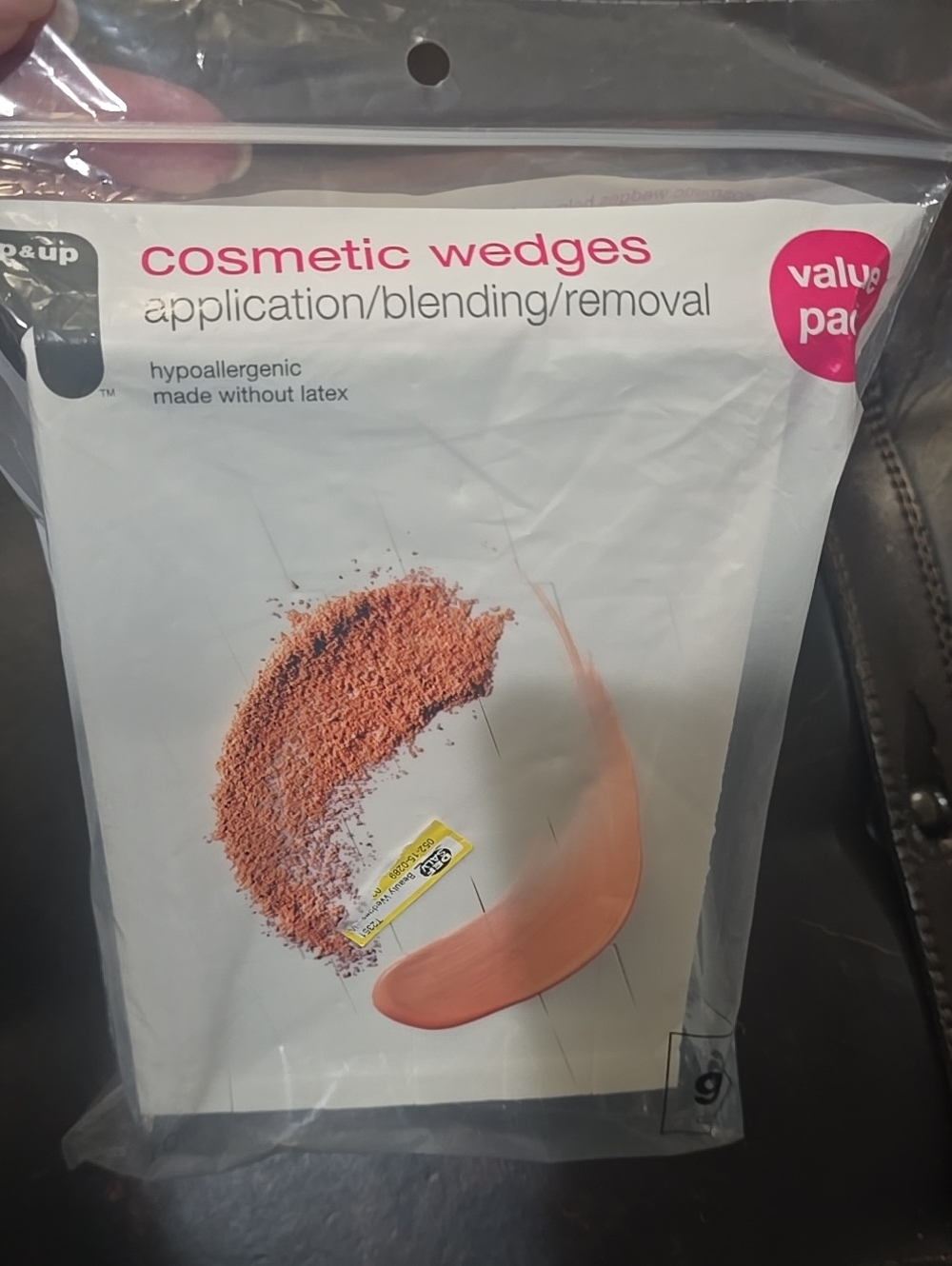 Target Up &Up White Cosmetic Wedges Makeup Sponges - Value Pack
